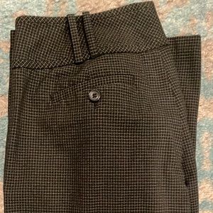 Women’s black with white dress pants